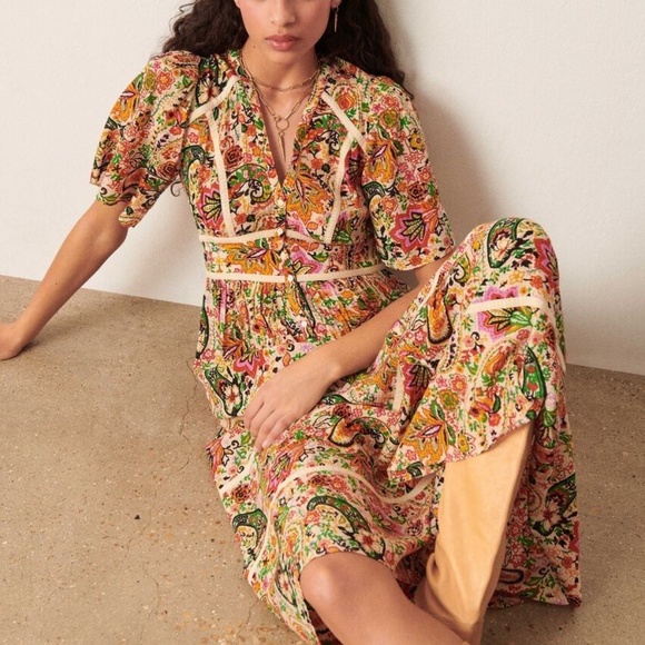 BA&SH ROBE BENJA DRESS - Picture 4 of 6